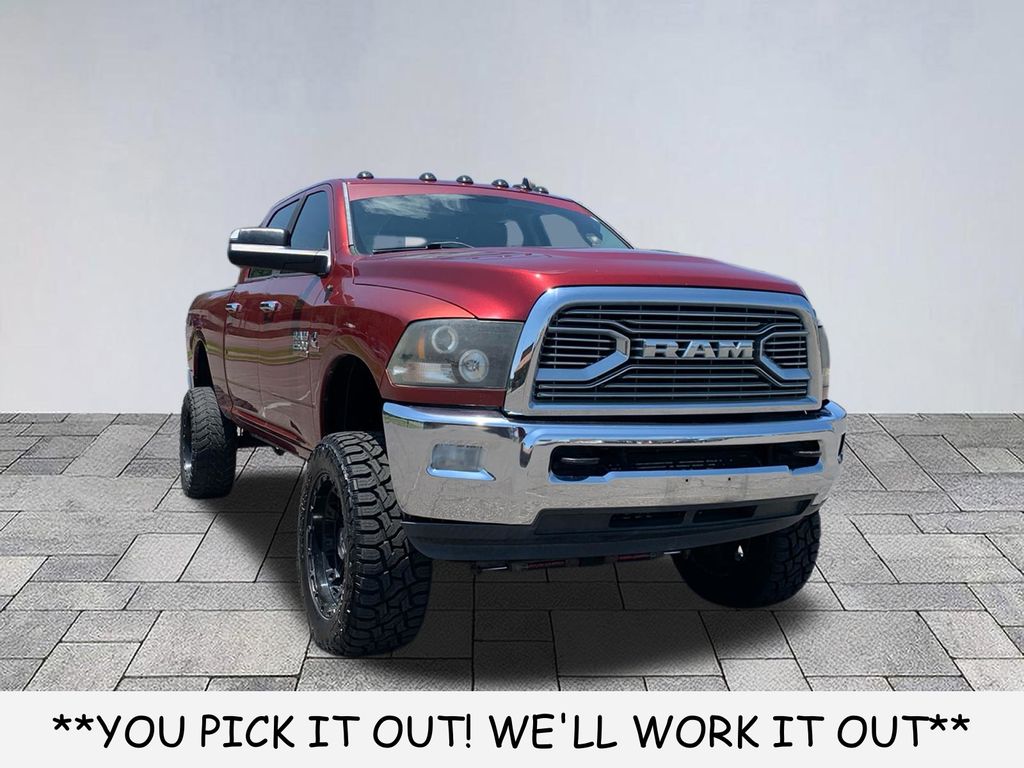 Deep Cherry Red Crystal 2013 RAM 2500 Big Horn Crew Cab 4WD Pickup Truck Four-Wheel Drive 6-Speed Automatic