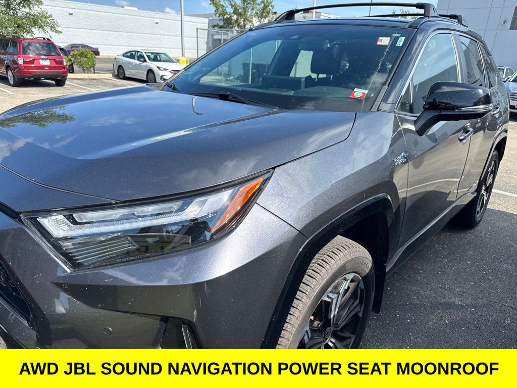 Midnight Black Metallic 2023 Toyota RAV4 Prime SUV / Crossover All-Wheel Drive Continuously Variable Transmission