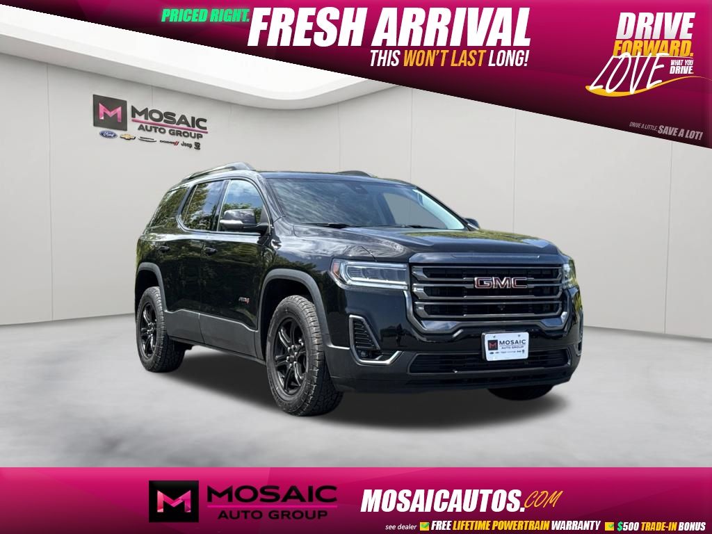 Black (Ebony Twilight Metallic) 2023 GMC Acadia SUV / Crossover Four-Wheel Drive 9-Speed Automatic