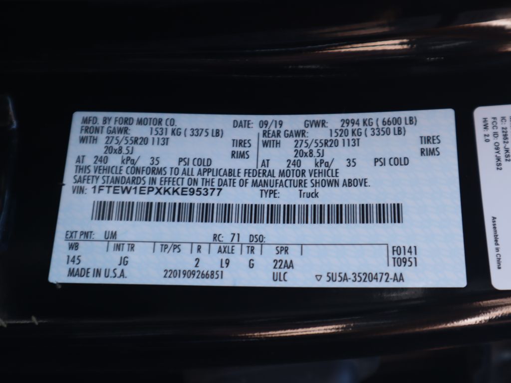 2019 Ford F-150 XL 21