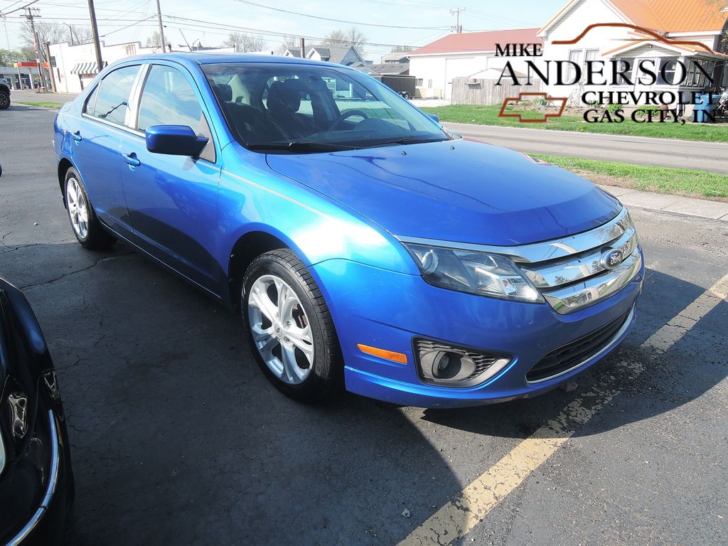 Blue Flame 2012 Ford Fusion SE Sedan Front-Wheel Drive 6-Speed Automatic
