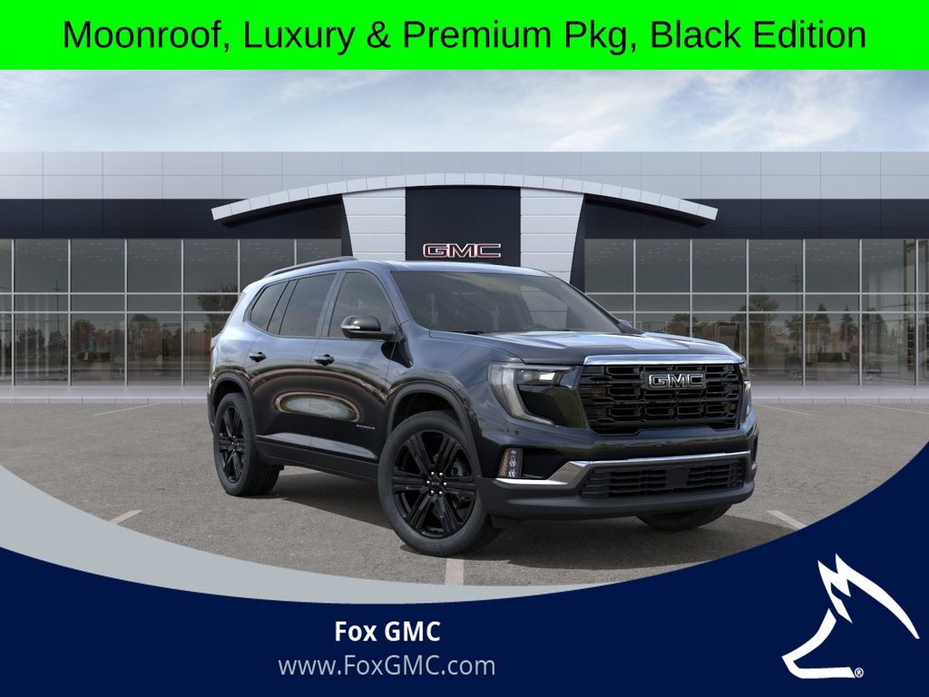 Black (Ebony Twilight Metallic) 2026 GMC Acadia SUV / Crossover Four-Wheel Drive 8-Speed Automatic