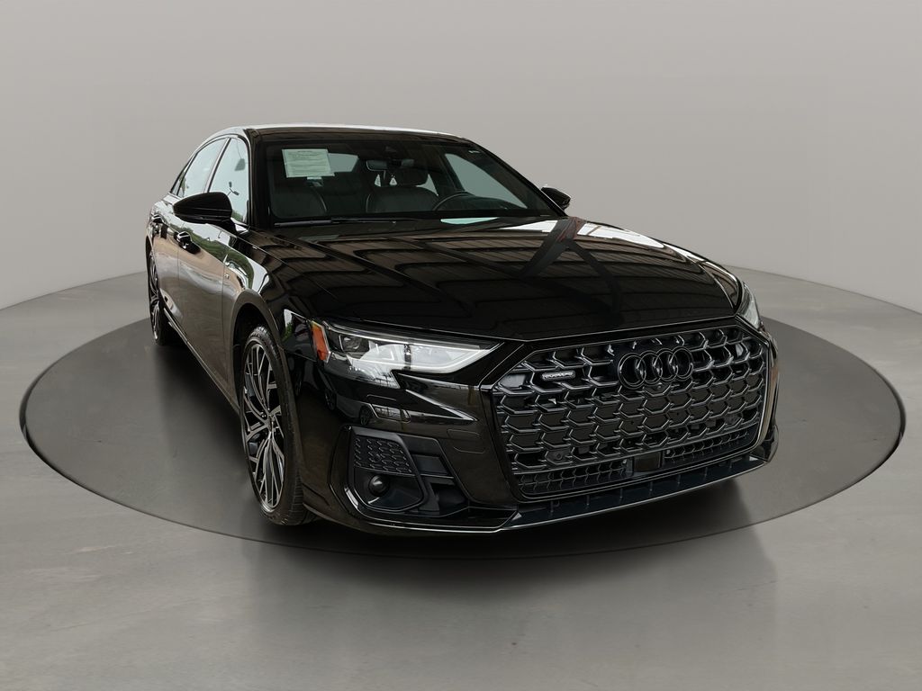 Mythos Black Metallic 2022 Audi A8 Sedan All-Wheel Drive 8-Speed Automatic