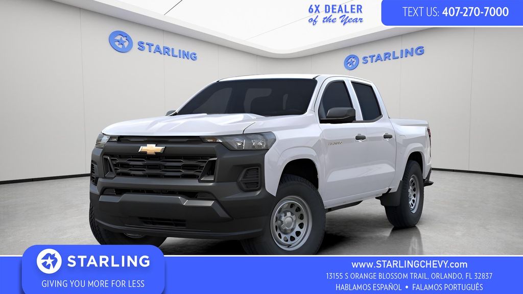 Summit White 2026 Chevrolet Colorado Pickup Truck 4X2 8-Speed Automatic
