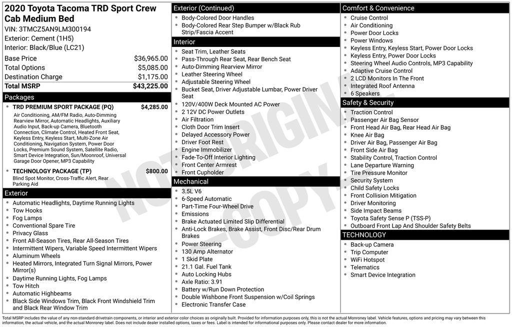 Certified Used 2020 Gray Toyota TRD Sport image 8