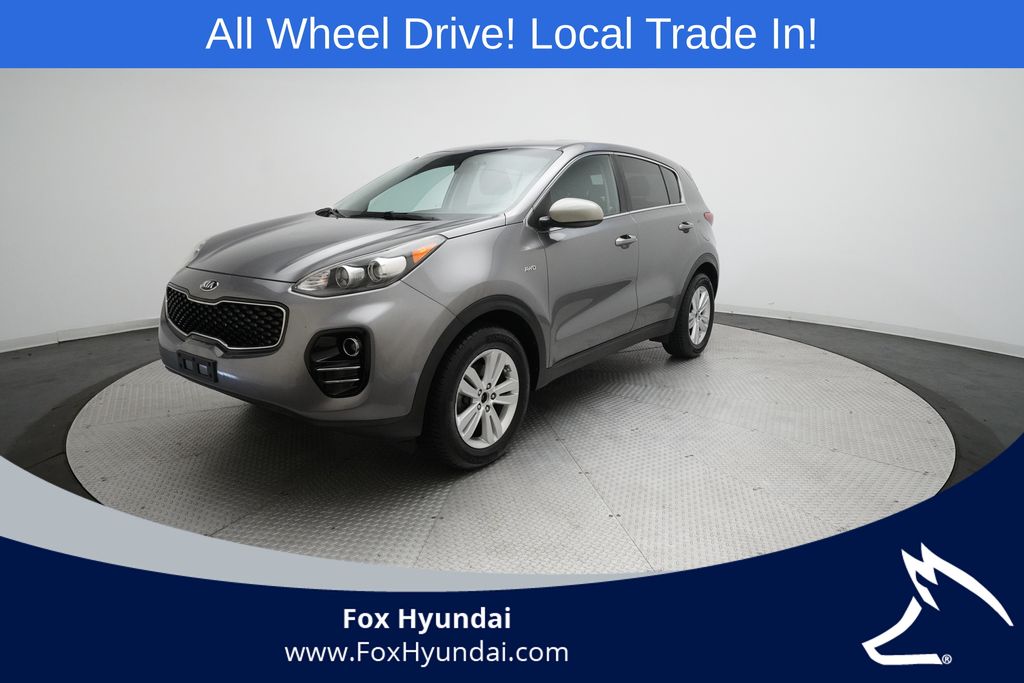 Mineral Silver 2018 Kia Sportage SUV / Crossover All-Wheel Drive 6-Speed Automatic Overdrive