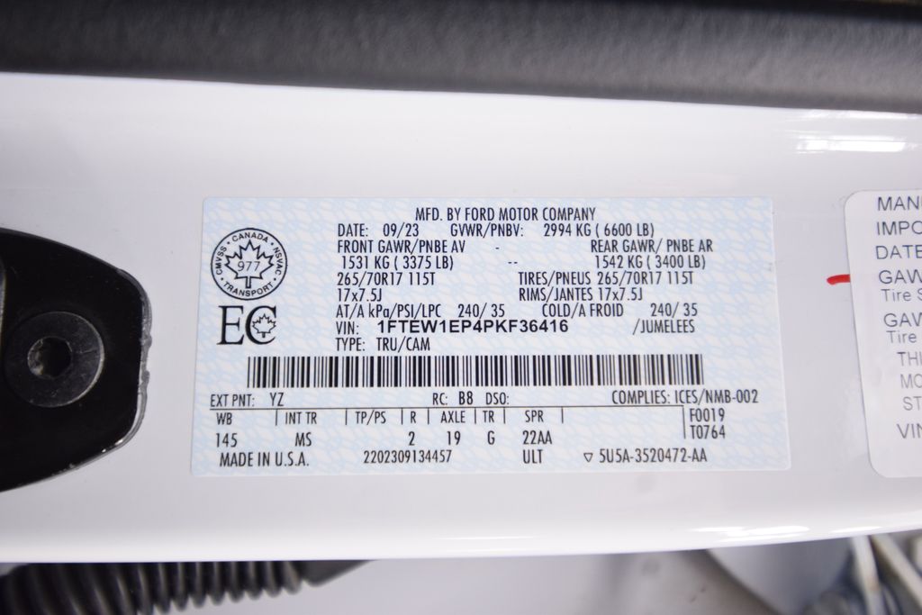 used 2023 Ford F-150 car, priced at $33,000