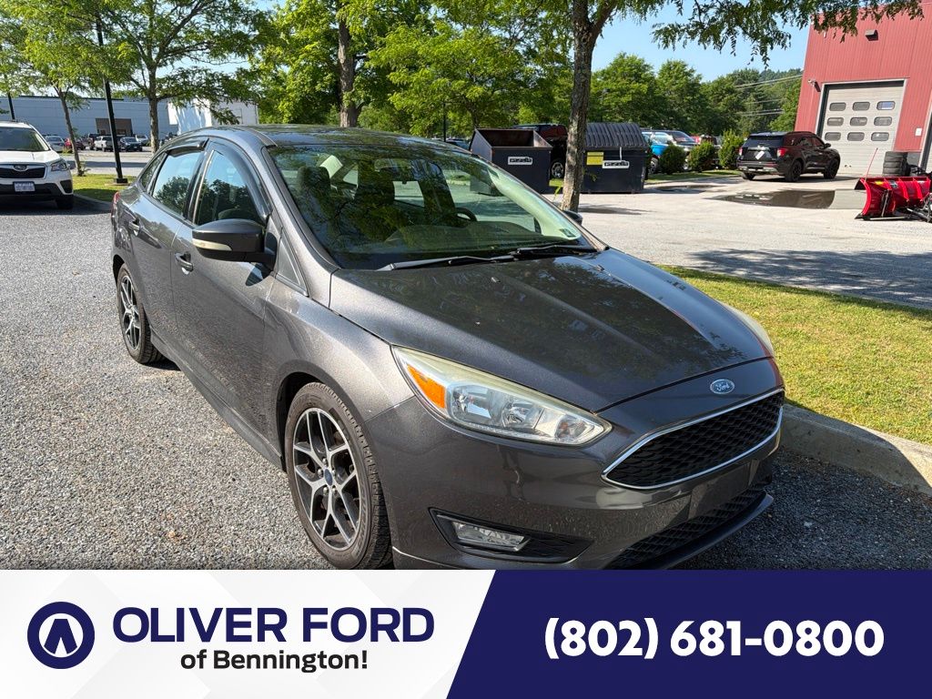 Gray (Magnetic) 2016 Ford Focus Sedan Front-Wheel Drive Automatic