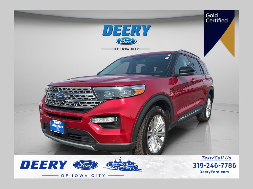 Rapid Red Metallic Tinted Clearcoat 2024 Ford Explorer SUV / Crossover All-Wheel Drive Automatic