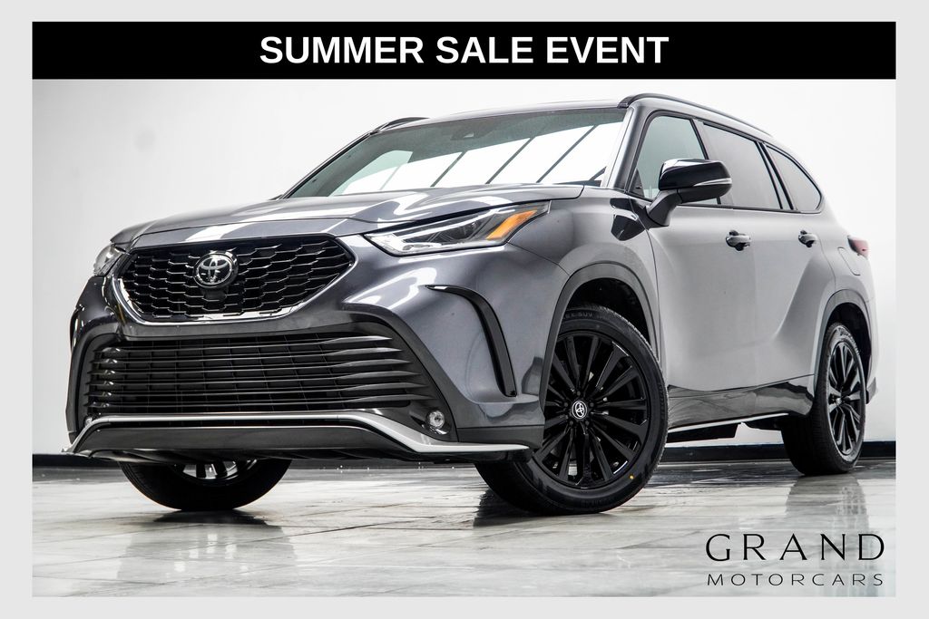 Magnetic Gray Metallic 2025 Toyota Highlander SUV / Crossover All-Wheel Drive 8-Speed Automatic