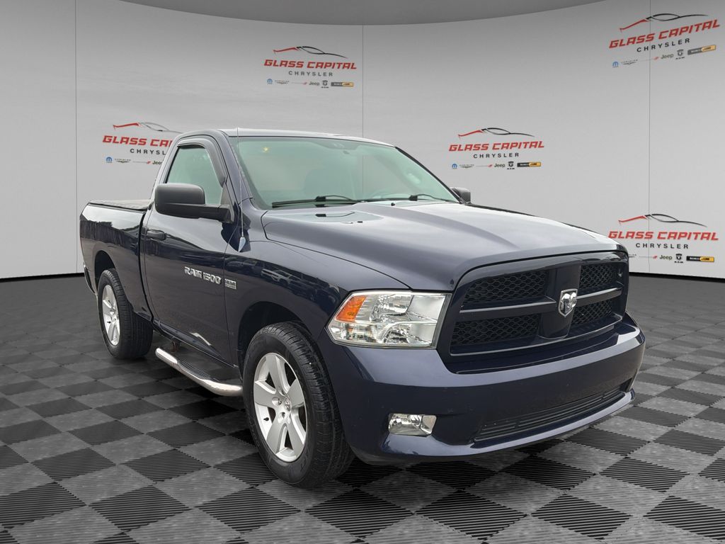 True Blue Pearlcoat 2012 RAM 1500 Pickup Truck 4X2 6-Speed Automatic