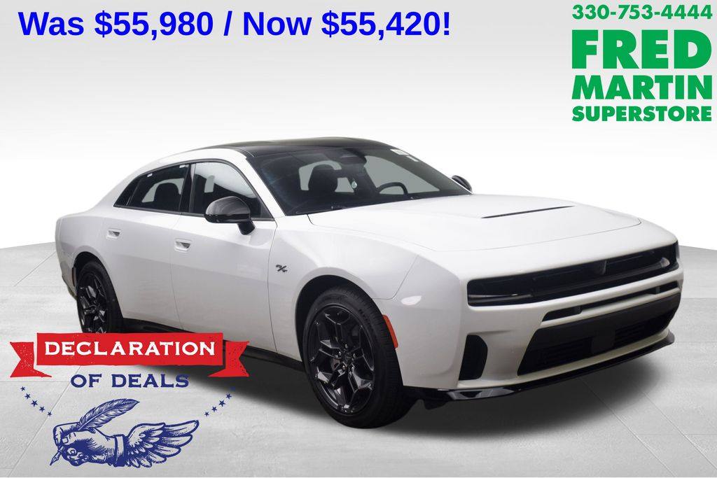 Bright White Clearcoat 2026 Dodge Charger R/T Sedan AWD Sedan All-Wheel Drive 8-Speed Automatic