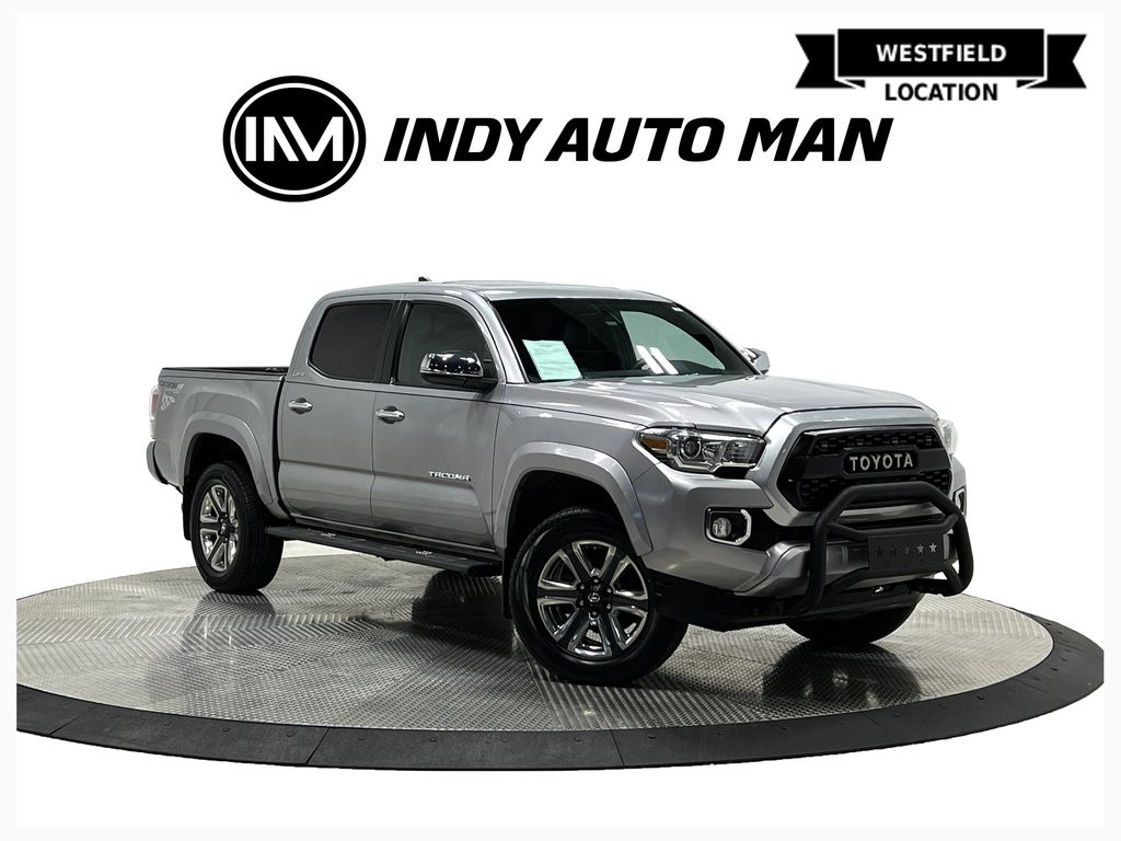 Silver Sky Metallic 2017 Toyota Tacoma Pickup Truck Four-Wheel Drive 6-Speed Automatic