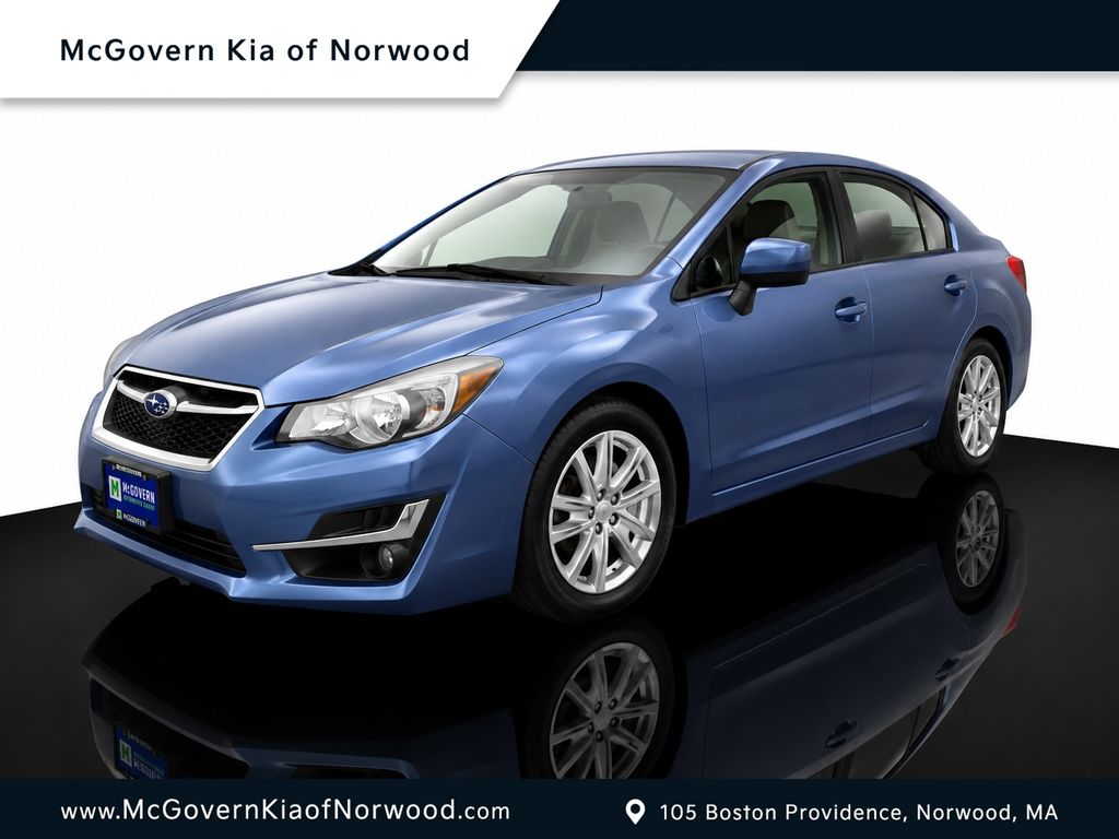 Quartz Blue Pearl 2015 Subaru Impreza Sedan All-Wheel Drive Continuously Variable Transmission