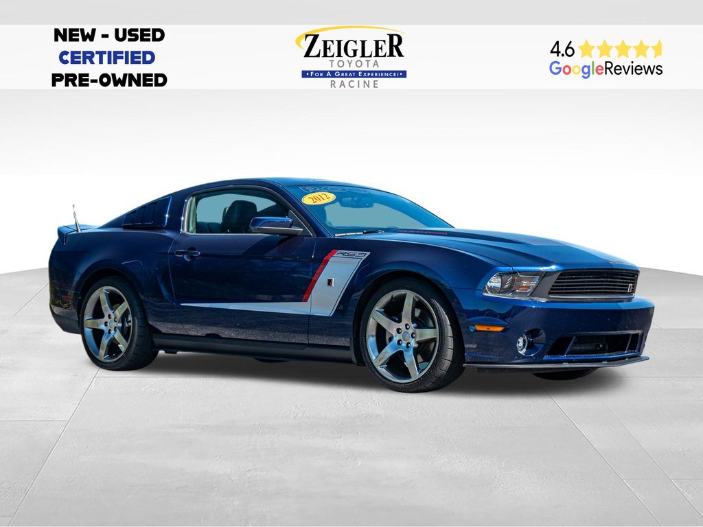 Kona Blue Metallic 2012 Ford Mustang Coupe Rear-Wheel Drive 6-Speed Manual