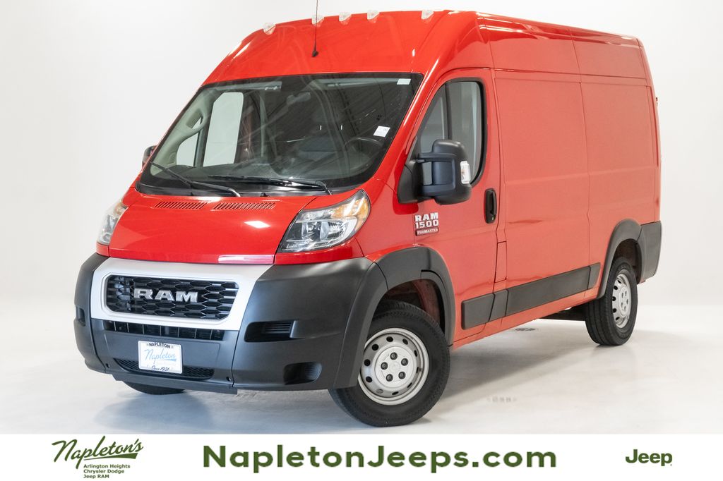 Flame Red Clearcoat 2020 RAM ProMaster 1500 136 High Roof Cargo Van FWD Van Front-Wheel Drive 6-Speed Automatic