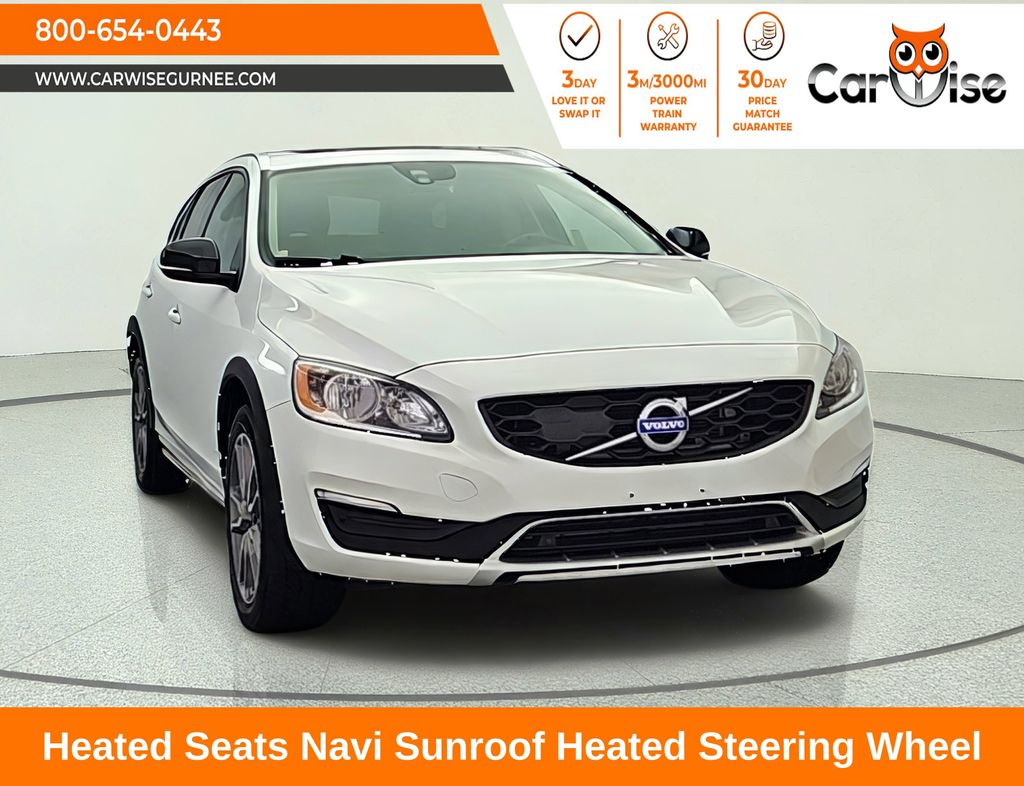 Crystal White Pearl 2018 Volvo V60 Wagon All-Wheel Drive Automatic