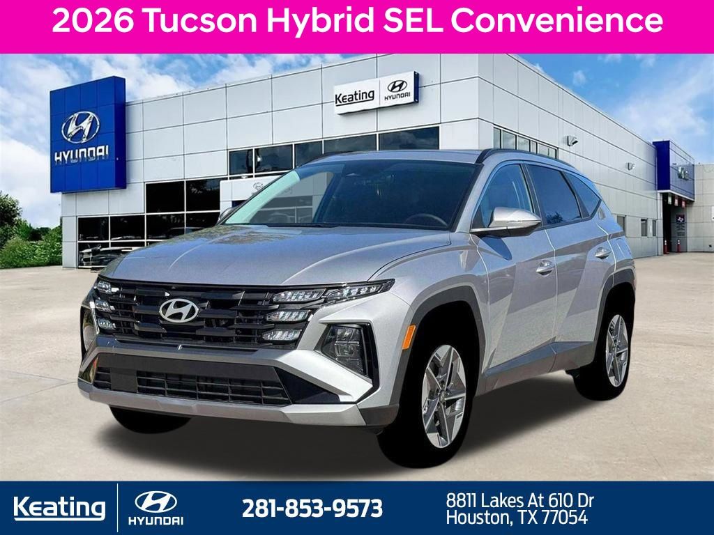 Shimmering Silver 2026 Hyundai Tucson Hybrid SEL Convenience AWD SUV / Crossover All-Wheel Drive 6-Speed Automatic