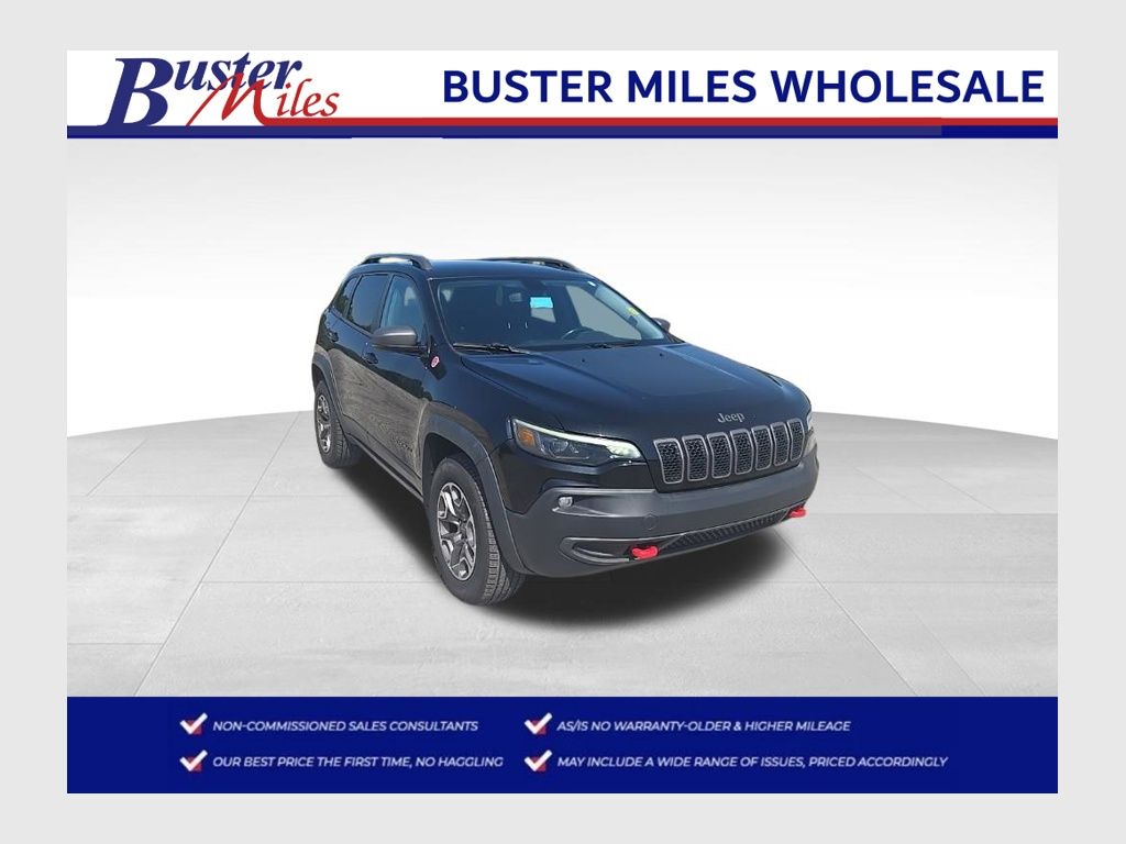 Diamond Black Crystal Pearlcoat 2020 Jeep Cherokee SUV / Crossover Four-Wheel Drive 9-Speed Automatic