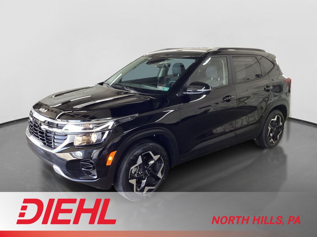 Fusion Black 2025 Kia Seltos SUV / Crossover All-Wheel Drive Continuously Variable Transmission