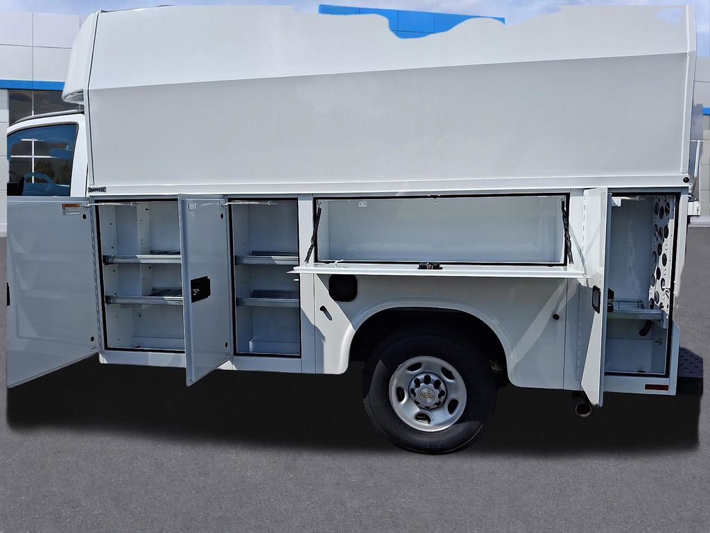 2026 Chevrolet Express 3500 Work Van White at Klick Lewis Buick Chevrolet