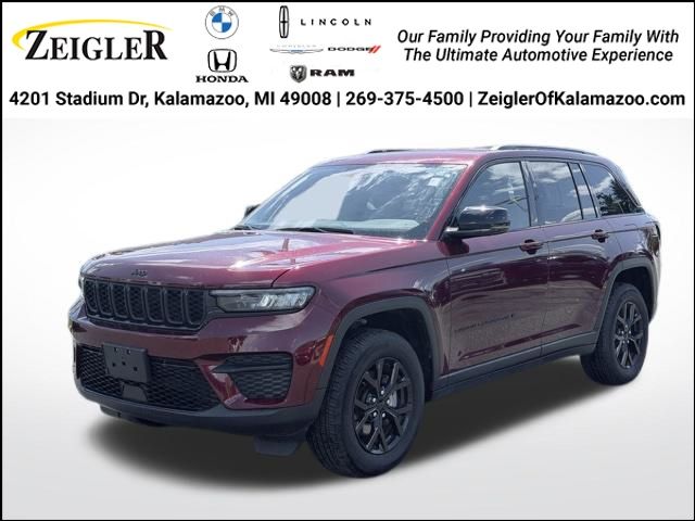 Velvet Red Pearlcoat 2025 Jeep Grand Cherokee SUV / Crossover Four-Wheel Drive 8-Speed Automatic