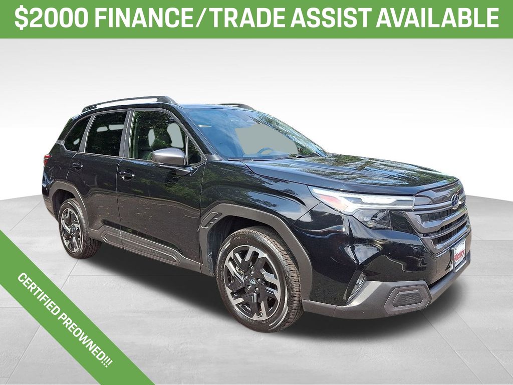 Crystal Black Silica 2025 Subaru Forester Limited Crossover AWD SUV / Crossover All-Wheel Drive Continuously Variable Transmission