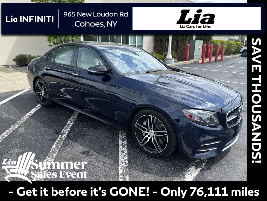 Brilliant Blue Metallic 2020 Mercedes-Benz E-Class Sedan All-Wheel Drive 9-Speed Automatic
