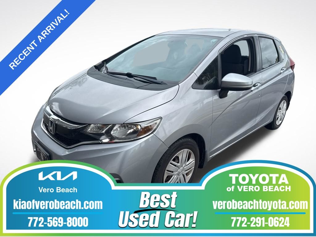 Silver 2018 Honda Fit LX Hatchback Front-Wheel Drive Continuously Variable Transmission