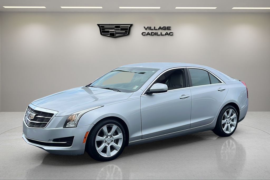 Radiant Silver Metallic 2016 Cadillac ATS Sedan Rear-Wheel Drive 8-Speed Automatic