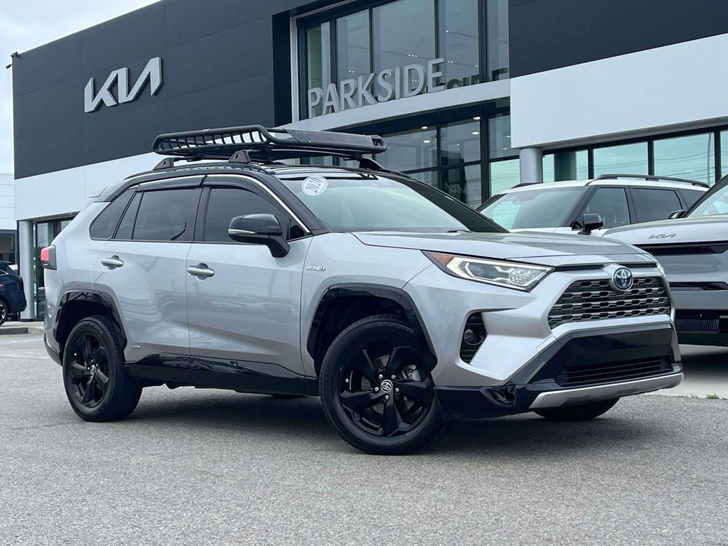 Silver Sky Metallic 2020 Toyota RAV4 Hybrid XSE AWD SUV / Crossover All-Wheel Drive Continuously Variable Transmission