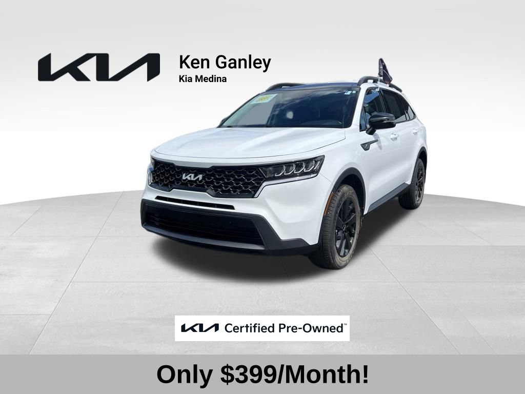 Glacial White Pearl 2023 Kia Sorento X-Line S AWD SUV / Crossover All-Wheel Drive 8-Speed Automatic