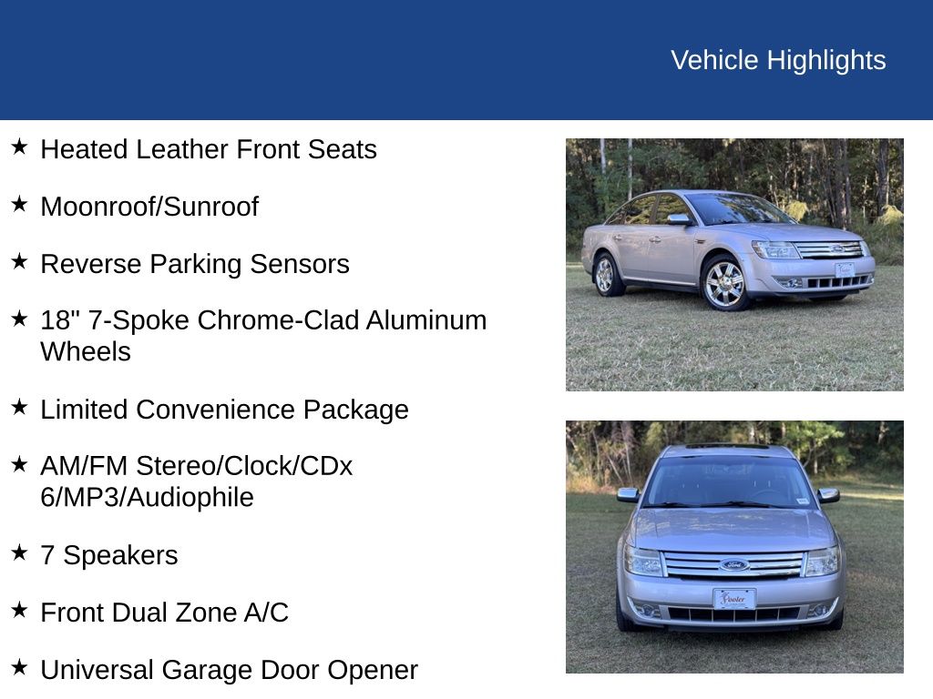 2008 Ford Taurus Limited
