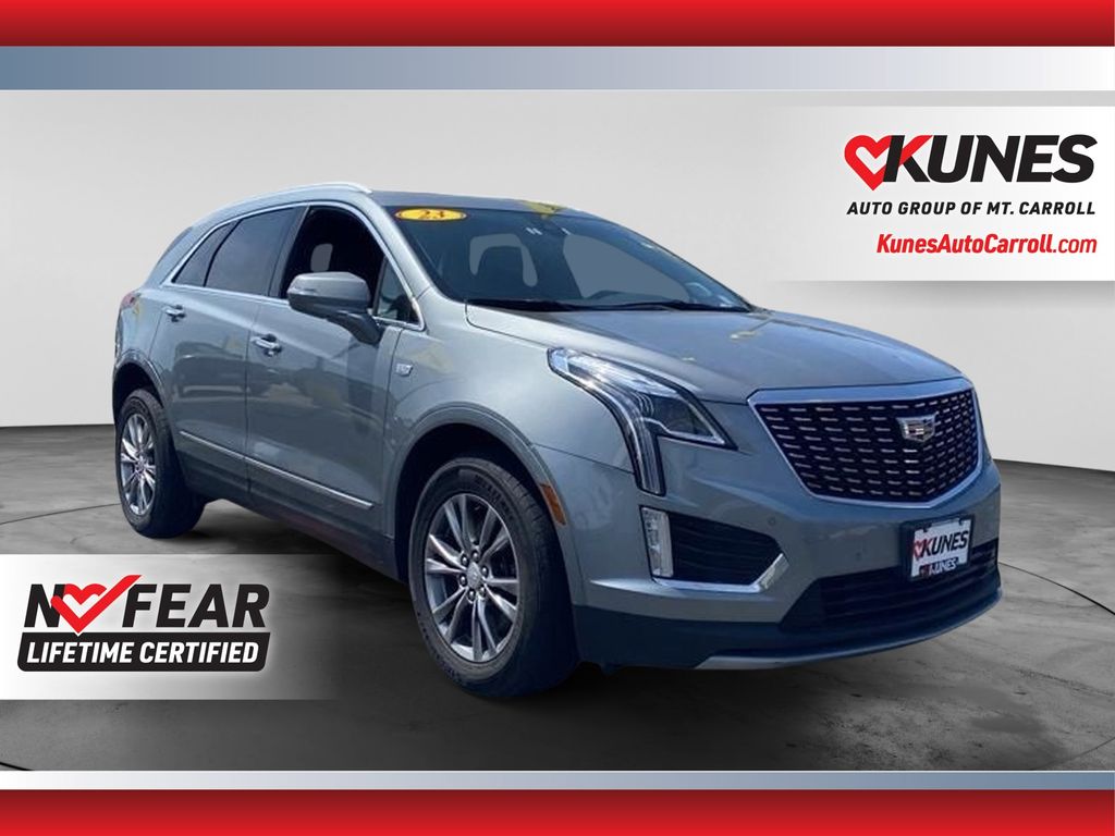 Argent Silver Metallic 2023 Cadillac XT5 SUV / Crossover Four-Wheel Drive 9-Speed Automatic