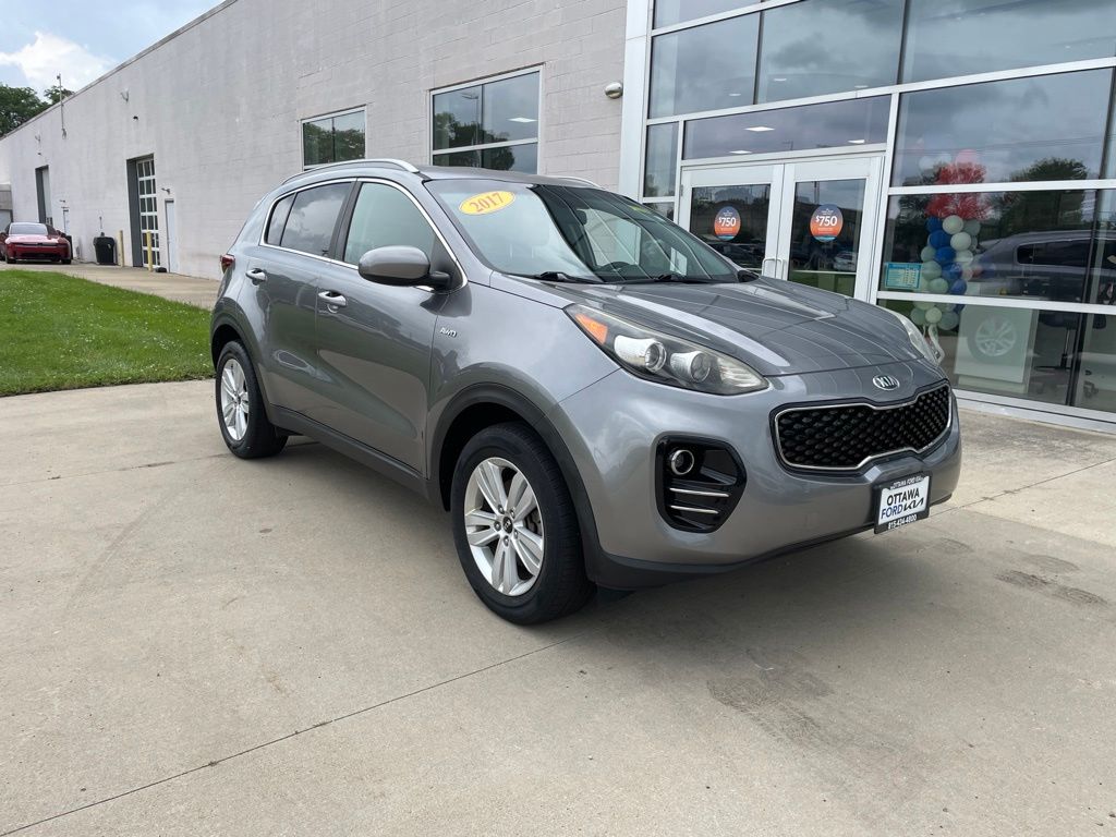 Mineral Silver 2017 Kia Sportage SUV / Crossover All-Wheel Drive 6-Speed Automatic