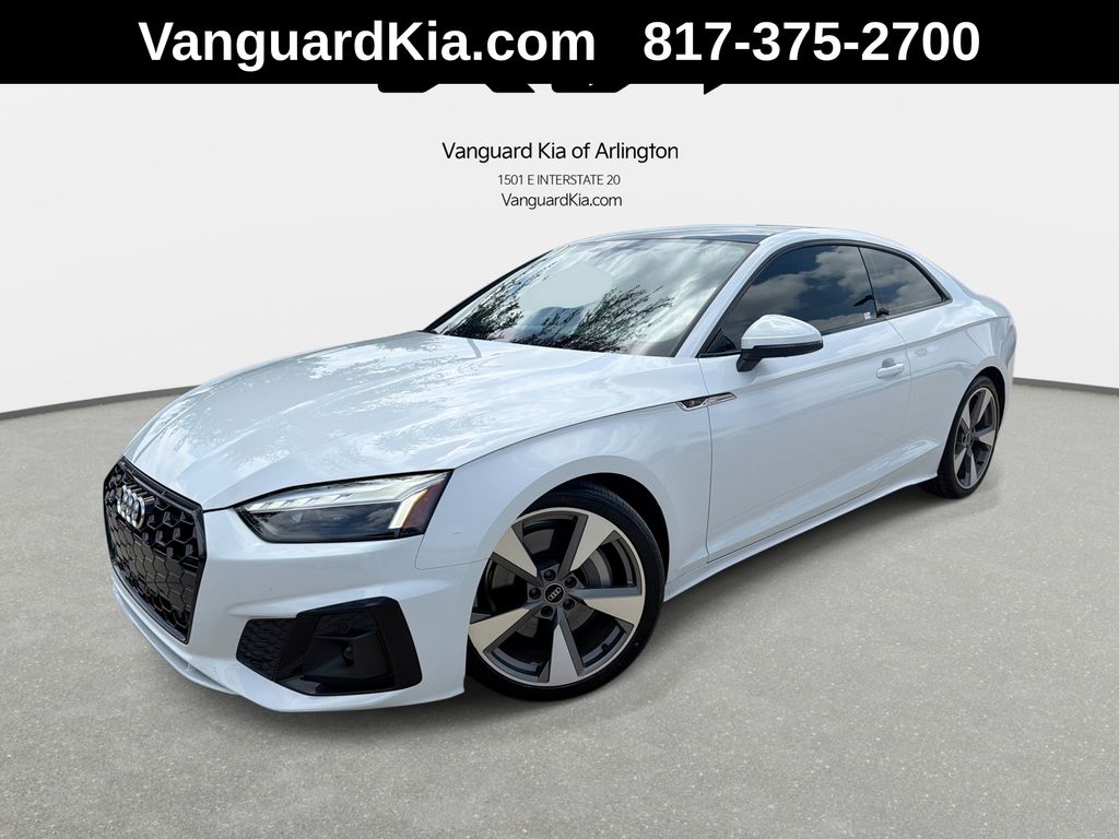 Ibis White 2021 Audi A5 Coupe All-Wheel Drive 7-Speed Automatic