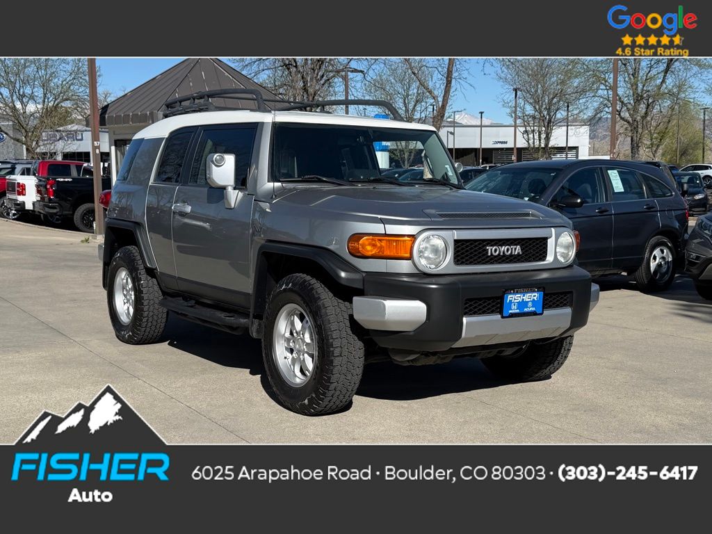 Silver 2010 Toyota FJ Cruiser 4WD SUV / Crossover Four-Wheel Drive 5-Speed Automatic