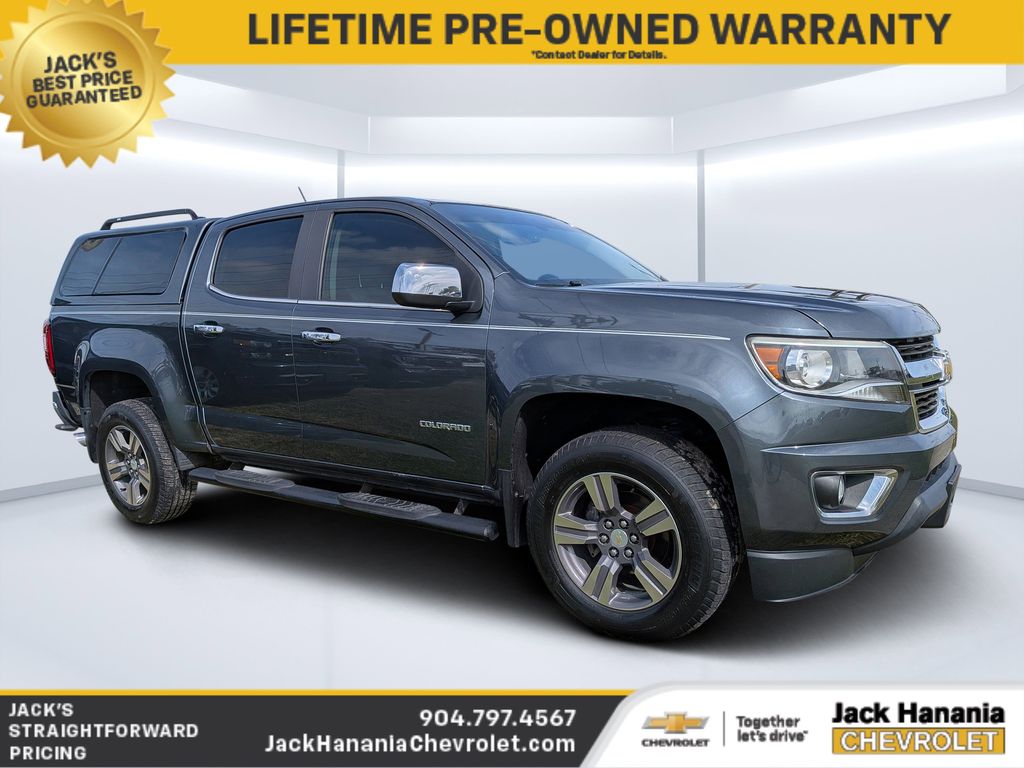 Cyber Gray Metallic 2017 Chevrolet Colorado LT Crew Cab RWD Pickup Truck 4X2 8-Speed Automatic