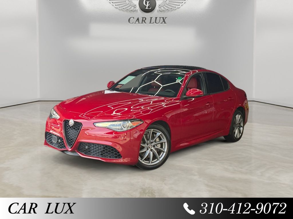 Alfa Rosso 2023 Alfa Romeo Giulia Sedan All-Wheel Drive 8-Speed Automatic