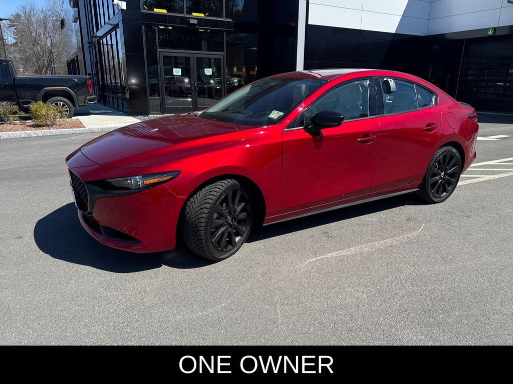 Soul Red Crystal Metallic 2025 Mazda MAZDA3 2.5 Turbo Premium Plus Sedan AWD Sedan All-Wheel Drive 6-Speed Automatic