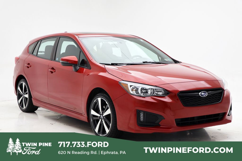 Lithium Red Pearl 2019 Subaru Impreza 2.0i Sport Hatchback AWD with EyeSight Package Hatchback Automatic