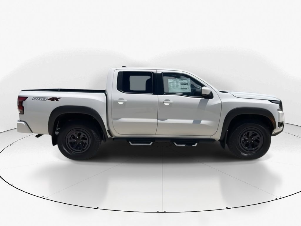 2025 Glacier White Nissan Frontier PRO-4X 4X4 Truck