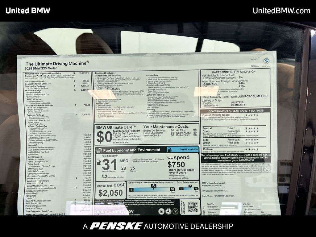 2025 BMW 3 Series 330i 23