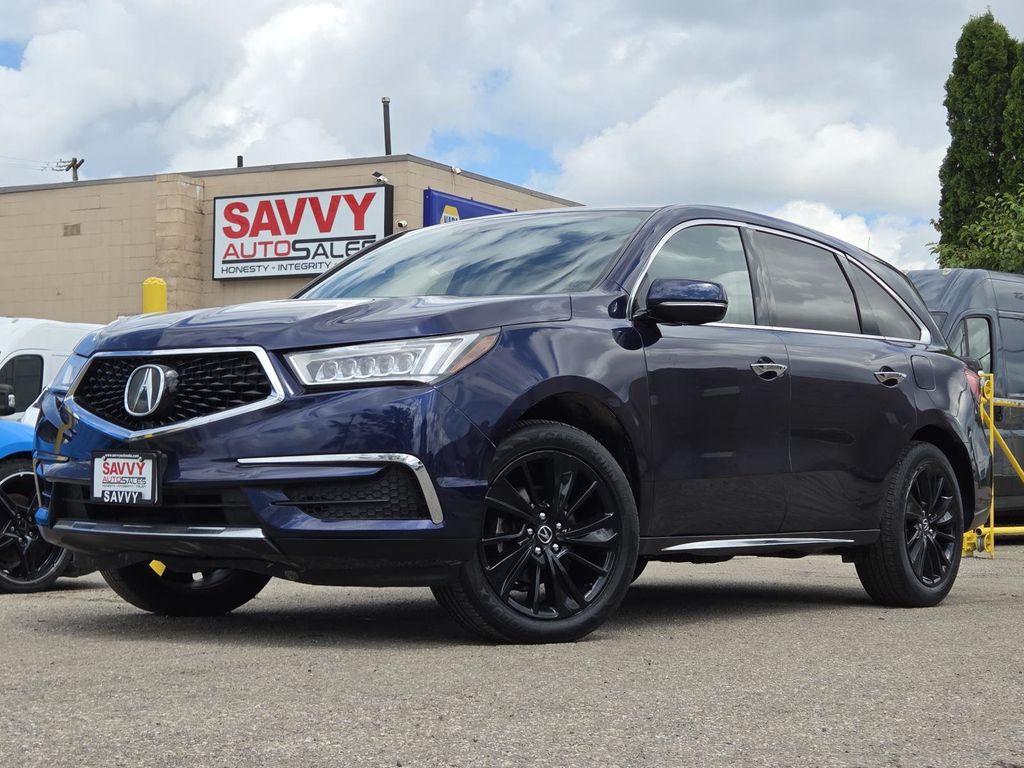 Blue 2020 Acura MDX SUV / Crossover All-Wheel Drive 9-Speed Automatic