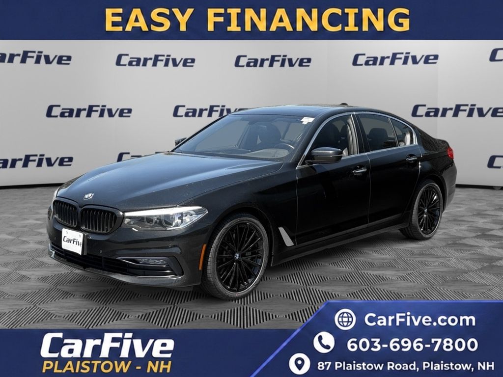 Black Sapphire Metallic 2018 BMW 5 Series Sedan All-Wheel Drive 8-Speed Automatic