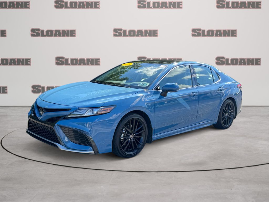 Cavalry Blue 2023 Toyota Camry Sedan Front-Wheel Drive 8-Speed Automatic