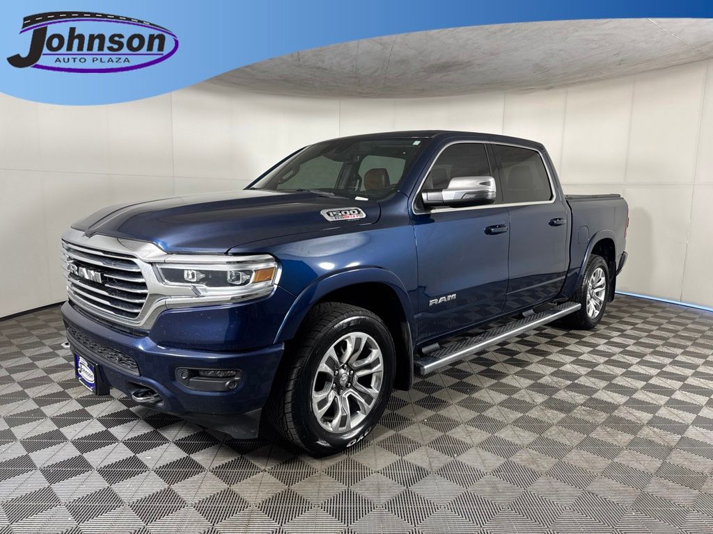 Patriot Blue Pearlcoat 2023 RAM 1500 Pickup Truck Four-Wheel Drive 8-Speed Automatic