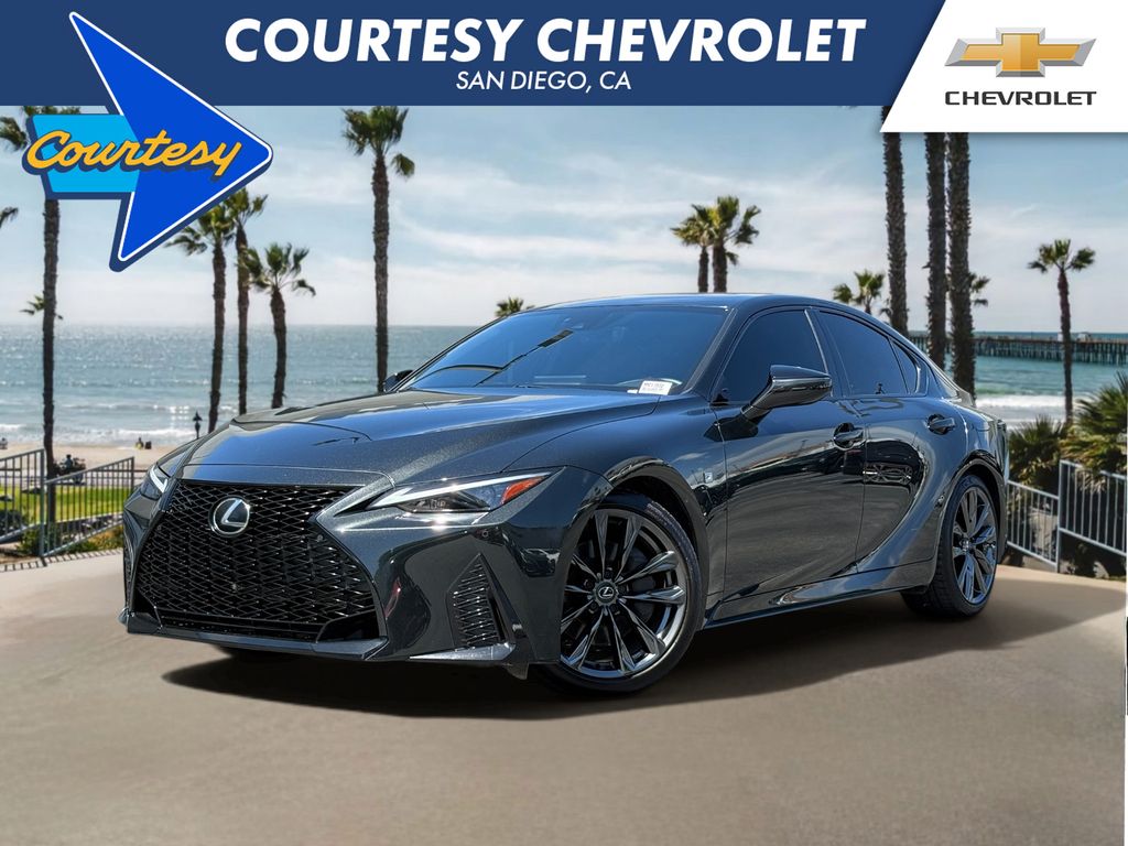 Black (Caviar) 2025 Lexus IS Sedan Rear-Wheel Drive 8-Speed Automatic