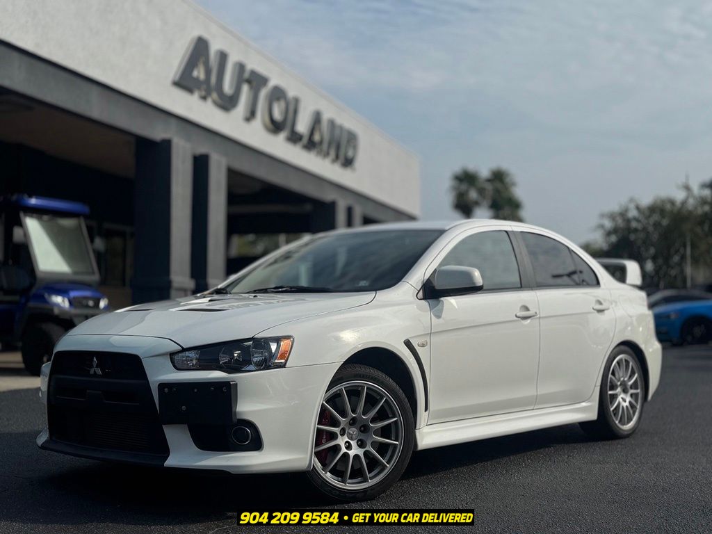 Wicked White 2014 Mitsubishi Lancer Evolution Sedan All-Wheel Drive 5-Speed Manual