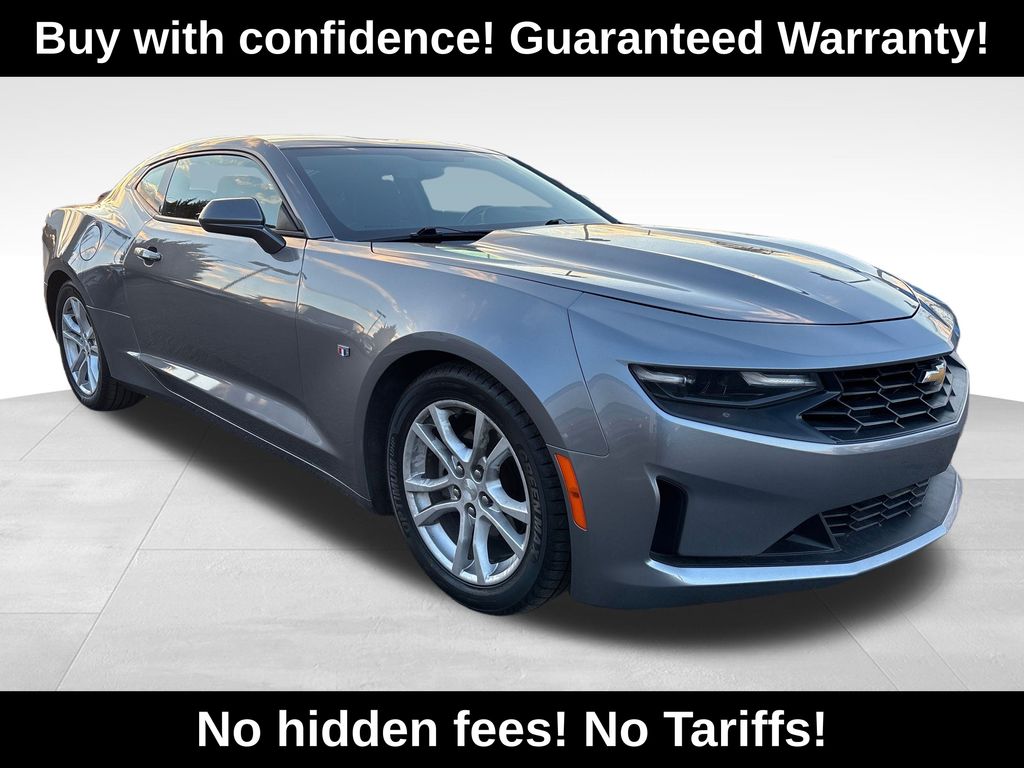 Gray (Satin Steel Metallic) 2021 Chevrolet Camaro 1LS Coupe RWD Coupe Rear-Wheel Drive 8-Speed Automatic